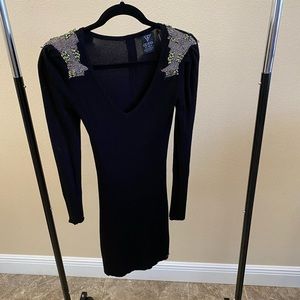 Guess dress with beading on shoulders